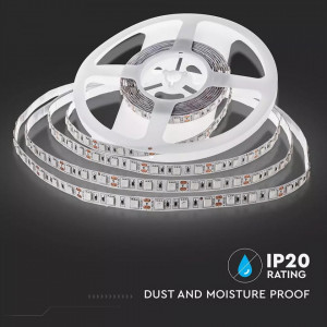 Banda led SMD 5050 V-TAC, albastra, 10.8W/m, 900lm/m, 60 leduri/m, 12V, IP20 [4]- savelectro.ro