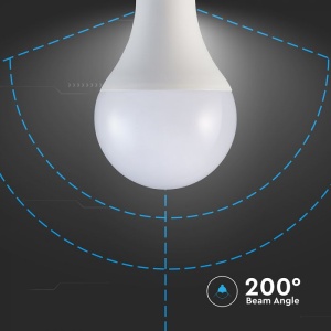 Bec LED 20W (150W), E27, A80, V-TAC, Lumina Calda (3000K) [5]- savelectro.ro