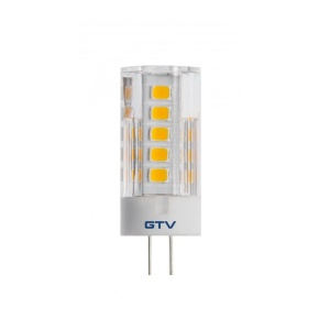Becuri LED G4, Bec LED 3W GTV, G4, 12V, 260 lm, lumina calda (3000K), clasa energetica G - savelectro.ro