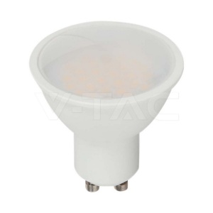 Becuri LED GU10, Bec LED 4.5W(35W), GU10, 400lm, lumina neutra (4000 K), cip CREE, IP20, alb, V-TAC - savelectro.ro