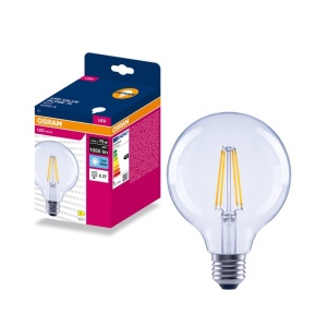 Becuri Vintage, Bec LED 7.5W(75W) Osram G95, E27, 1055 lm, lumina neutra(4000K), stil vintage, clasa energetica D - savelectro.ro