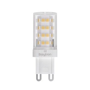 Becuri, Bec LED G9 5W, lumina neutra (4000 K), 430 lm, transparent, Braytron - savelectro.ro
