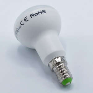 Bec led 6W (35W), E14, R50, 480lm, lumina calda (2700K), opal, Optonica