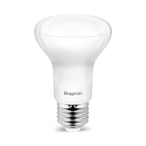 Bec led R63 9W (60W) Braytron, E27, 830 lm, lumina calda(3000K), clasa energetica F [1]- savelectro.ro