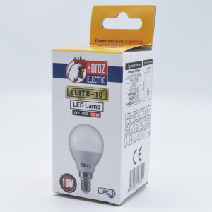 Bec led E14 sferic, 10W (90W), 1000 lm, A+, lumina calda (3000K), Horoz Electric