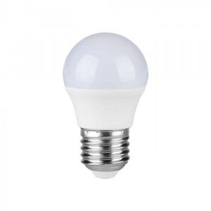 Bec LED sferic 4.5W (40W), E27, G45, 470 lm, lumina neutra(4000K), opal, V-TAC [1]- savelectro.ro