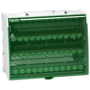 Accesorii Sigurante, Bloc distributie repartitor etajat Schneider Electric LGY125014, 4P, 125A, 48 gauri, cu surub - savelectro.ro