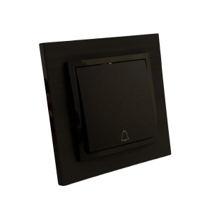 Buton sonerie, negru, 10A, Olbia Titan [2]- savelectro.ro