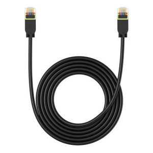 Cablu de retea Ethernet RJ45, Cat 7 10Gb, 5m, negru, Baseus [1]- savelectro.ro