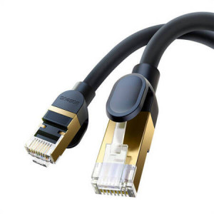 Cablu de rețea Ethernet RJ45, cat.8, 40Gbps, 15 m, negru, Baseus [5]- savelectro.ro