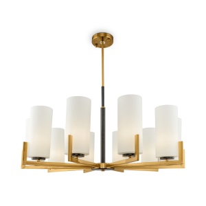 Candelabru Fortano MOD089PL-10BS, 10xE27, auriu+alb, IP20, Maytoni [2]- savelectro.ro