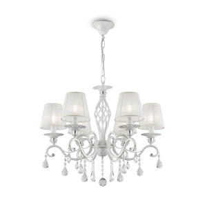 Candelabru Grace ARM247-06-G, 6xE14, alb+auriu, IP20, Maytoni [3]- savelectro.ro