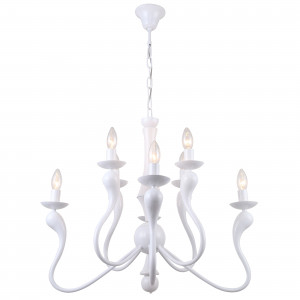 Candelabre, Candelabru Impress KL106008, 8xE14, alb, IP20, Klausen - savelectro.ro