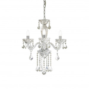 Candelabru Tiepolo 034706, 3xE14, transparent, IP20, Ideal Lux [1]- savelectro.ro