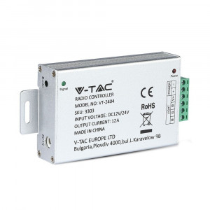 Controller banda LED RGB, 12-24V, 12A, V-TAC [3]- savelectro.ro