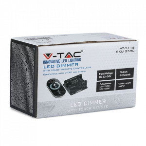 Controller banda led touch monocolor 12-24V 18A [3]- savelectro.ro