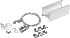 Corp LED liniar slim suspendat conectabil, 40W, 5200 lm, lumina neutra (4000 K), IP20, argintiu, Optonica [2]- savelectro.ro
