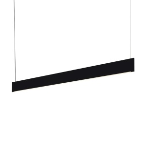 Lustre LED, Corp LED liniar suspendat Steel 24W, 1310lm, lumina calda (3000 K), IP20, negru, Ideal Lux - savelectro.ro