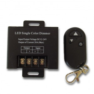 Banda LED, Dimmer banda led cu telecomanda 12-24V 20A - savelectro.ro