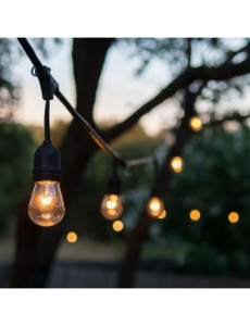 Ghirlanda luminoasa, 10 becuri, dulie E27, 5M, protectie IP54 [3]- savelectro.ro