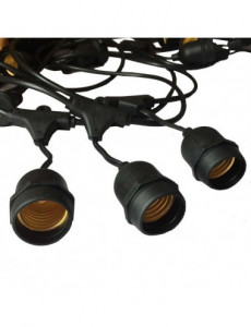 Ghirlanda luminoasa, 15 becuri, dulie E27, 15M, protectie IP54 [3]- savelectro.ro