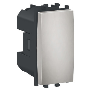 Prize si intrerupatoare, Intrerupator simplu, 1 modul, argintiu, Schneider Easy Styl - savelectro.ro