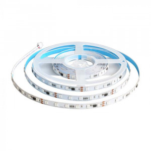 Banda LED, Kit Banda LED SMD 5050, RGB, 5m, Interior, 60 LEDuri/m, Controller+Alimentare - savelectro.ro