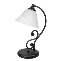 Lampa de birou Dorothea 7772, cu intrerupator, 1xE14, alba+neagra, IP20, Rabalux [2]- savelectro.ro