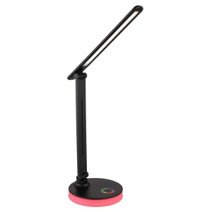 Lampa de birou LED Geraldo 5W + RGB 2W, lumina calda/neutra/rece, 538 lm, dimabila, neagra mat, Globo Lighting [4]- savelectro.ro