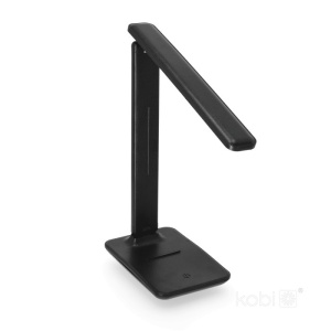 Lampa de birou LED NOBLITE N, 7W, lumina calda/neutra/rece, suport telefon, dimabil, neagra, Kobi [4]- savelectro.ro