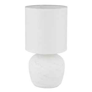 Lampa de masa Marble 1xE14, IP20, alba, Globo Lighting