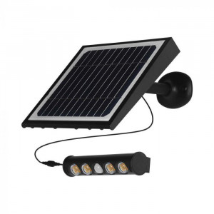 Lampa Solara cu senzor de miscare 8W, 950lm, IP65, Lumina neutra (4000K) V-TAC [10]- savelectro.ro
