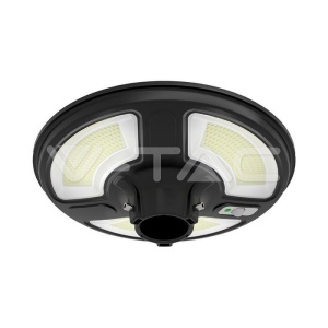 Lampa solara de gradina LED 7.5W, lumina neutra (4000 K), senzor miscare, panou solar, IP65, neagra, V-TAC [7]- savelectro.ro