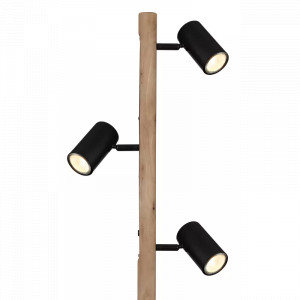 Lampadar Herti 57913S, cu intrerupator, 3xGU10, natural+negru, IP20, Globo [5]- savelectro.ro