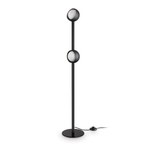 Lampadare, Lampadar LED Bloom 11W, 490lm, lumina calda (3000 K), IP20, negru, Ideal Lux - savelectro.ro