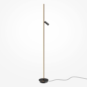 Lampadare, Lampadar Thin, 14W, lumina calda (3000K), negru, Maytoni - savelectro.ro