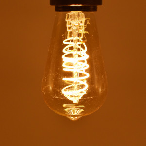 Bec led Vintage Filament Avocado 4W(28W), E27, 300lm, lumina calda(2200K), auriu, Rabalux