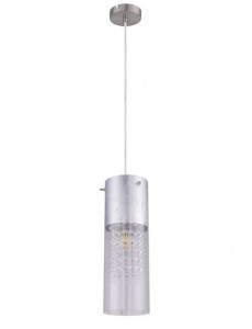 [Lichidare stoc]Pendul nichel mat argintiu, 1 bec, dulie E27, Globo 15908-1S [3]- savelectro.ro