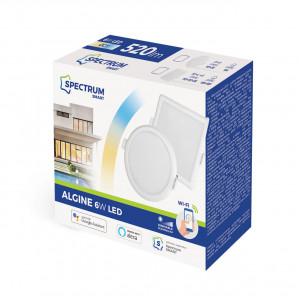 [Lichidare stoc] Spot LED 6W Incastrat, Rotund, Smart, Spectrum LED, 520lm, Lumina Calda/Neutra/Rece, Alb [3]- savelectro.ro