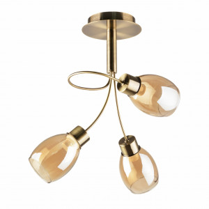 Corpuri de iluminat, Lustra Ambry LY-3494, 3xE14, bronz, IP20, Klausen - savelectro.ro