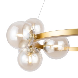 Lustra Dallas MOD545PL-11G, 11xG9, aurie+transparenta, IP20, Maytoni [2]- savelectro.ro