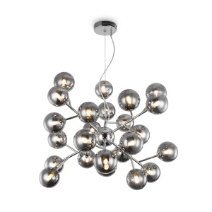 Lustra Dallas MOD545PL-24CH, 24xG9, crom+fumurie, IP20, Maytoni [1]- savelectro.ro