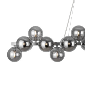 Lustra Dallas MOD547PL-25CH, 25xG9, crom+fumurie, IP20, Maytoni [2]- savelectro.ro