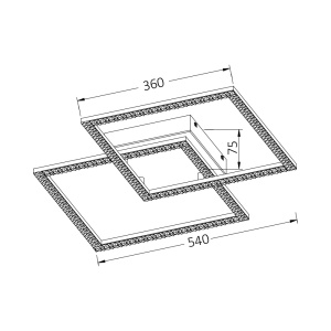 Lustra LED Crystal BR-BH17-04890, 55W, 6050lm, lumina calda, neutra, rece, IP20, alba, Braytron [5]- savelectro.ro