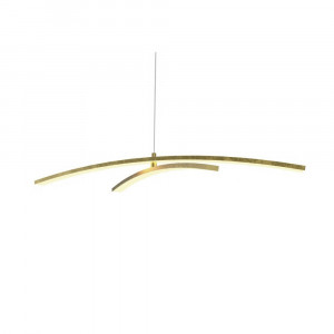 Lustre LED, Lustra LED Cyber KL6430, 30W, 1800lm, lumina calda, IP20, aurie, Klausen - savelectro.ro