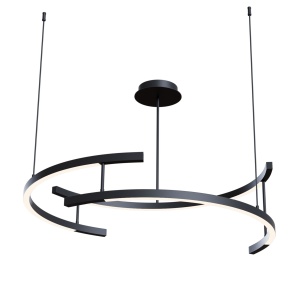 Lustra LED Line MOD054PL-L52B3K, 52W, 2000lm, lumina calda, IP20, neagra, Maytoni [2]- savelectro.ro