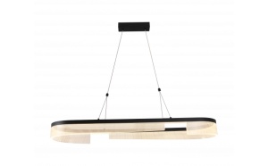 Lustra LED Optonica, 30W, 2400lm, Lumina Calda (3000K), Negru Nisipos [1]- savelectro.ro