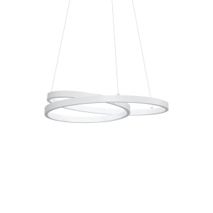 Lustre LED, Lustra LED Oz, 38W, 2300lm, lumina calda (3000 K), IP20, alba, Ideal Lux - savelectro.ro