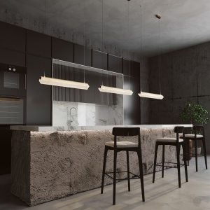 Lustra LED Petra MOD250PL-L36BSK, 35W, 2400lm, lumina calda, IP20, arama, Maytoni [2]- savelectro.ro