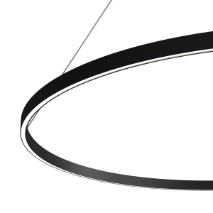 Lustra LED Rim MOD058PL-L65B3K, 81W, 4800lm, lumina calda, IP20, neagra, Maytoni [2]- savelectro.ro